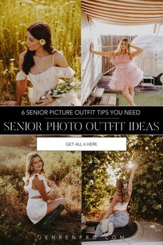 Struggling with senior photo outfits ideas? Don’t worry! These 6 tips on what to wear for your senior pictures make picking senior pictures outfits a breeze.