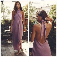 Zara New! Linen Halter Dress In Purple/Mauve Nwt Szm Questions? Leave A Comment Below! Approximate Layflat Measurements: Under Arm To Under Arm: 20 Bust To Hem:51 Forgiving In The Waist And Hips Bin 11-4 Mauve Halter Dress, Tube Top Midi Dress, Linen Halter Dress, Tube Midi Dress, Zara Maxi Dress, Long Sleeve Tunic Dress, Boho Tie Dye, Halter Neck Maxi Dress, Tie Dye Tunics