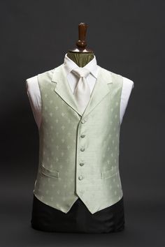 Grooms waistcoat Waist Coat Men, Wool Waistcoat, Double Breasted Waistcoat, Morning Suits, Fashion Formal, Light Mint Green, Blue Horse, Bespoke Tailoring