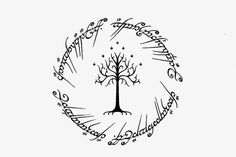 the tree of gondol is drawn in a circle