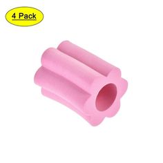 4 pack pink plastic tube holders