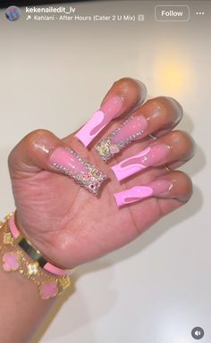 Wigs Hairstyles, Fye Nails, Birthday Nail, Queen Nails, Cute Acrylic Nail Designs, Exotic Nails