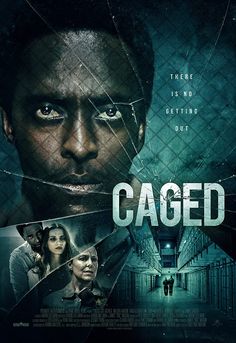 the poster for caged starring actors