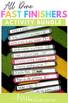 Activity Bins, Make A Word Search, Worksheets High School, Spelling Word Practice, Fast Finisher Activities, Silly Sentences, Shapes Kindergarten, Miss Kindergarten, Classroom Strategies