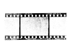 an old film strip with the words 35 plus on it