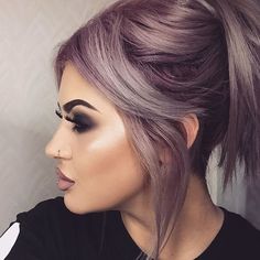 Colors Hair, Lilac Hair, Lavender Hair, Beautiful Hair Color, Hair Trend, Hair Color And Cut, Cool Hair Color, Color Hair, Grunge Hair