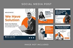 the social media postcard is designed to be used for business purposes