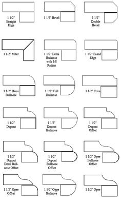 an image of different shapes and sizes of furniture for the living room, bedroom or office