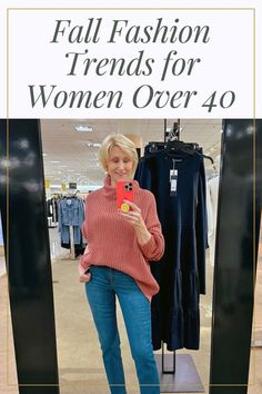 Transform your wardrobe with fall fashion over 40! Explore trendy fall outfits over 40 that combine modern trends with timeless elegance. From cozy sweaters to stylish layers, our picks for autumn style for women over 40 offer the ultimate fall wardrobe essentials for women. Step into the season looking fabulous and feeling fantastic!