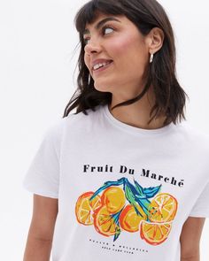 Paint Shirts, Fashion Design Collection, Shirt Design Inspiration, Orange Fruit, Trending Tshirts, Logo T Shirt, Printed Tees, Tshirt Logo, Crew Neckline