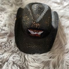 Bret Michaels, Cowboy Hat, Grimm, Riding Helmets, Cowboy Hats, Straw, Cowboy, Brand New, Hats