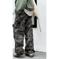 Wide Leg Camouflage Cargo Pants  Material: 100% Cotton  Size: M, L Color: Army Green  Season: Spring, Autumn, Winter, Summer   Occasion: Leisure, Outdoor, Daily, Vacation, Camouflage Straight Leg Parachute Pants With Side Pockets, Camouflage Cargo Pants With Straight Leg, Full Length Camouflage Cotton Cargo Pants, Camouflage Cotton Full-length Cargo Pants, Camouflage Straight Leg Bottoms For Streetwear, Straight Leg Camouflage Bottoms For Streetwear, Urban Camouflage Parachute Pants With Pockets, Casual Camouflage Cotton Pants, Camouflage Wide Leg Cargo Pants