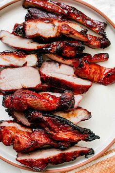 Sticky, tender, juicy pieces of flavor packed pieces pork, this Chinese roast pork, or Char Siu, is an incredibly popular Cantonese dish. Sirloin Roast Recipes, Chinese Roast Pork, Pork Sirloin Roast, Pork Sirloin, Char Siu Pork, Sirloin Roast, Cantonese Cuisine, Char Siu, Barbecue Pork