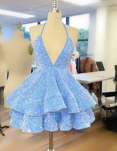 Contact+us:+lisamony@outlook.com Please+left+message+what+color+you+need+when+you+order+it.Besides+the+picture+color,+you+can+also+choose+any+color+you+want. Sexy+Blue+Sequin+Short+Homecoming+Dress Processing+time:+12-21+business+days Shipping+Time:+3-5+business+days "Fabric:Sequin He... Sequin Party Dress Short Classy, Recycled Outfit, Bday Outfits, Birthday Fit, Birthday Things, Black Consciousness, Sequin Short, Nba Pictures, Birthday Stuff