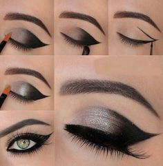 Machiaj Smokey Eyes, Halloweenský Makeup, Seductive Eyes, Pretty Eyeshadow, Makijaż Smokey Eye, Eye Makeup Tips