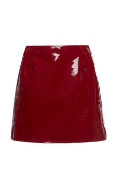 Patent Leather Mini Skirt by VALENTINO for Preorder on Moda Operandi Leather Mini Skirt, Leather Mini Skirts, Stage Outfits, Leather Mini, Look Fashion