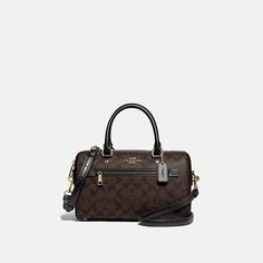 COACH® Outlet | ROWAN SATCHEL IN SIGNATURE CANVAS Coach Rowan Satchel Outfit, Coach Rowan Satchel, Coach Satchel, Coach Outlet, Coach Crossbody, Satchel Tote, Signature Canvas, Satchel Purse, Crossbody Tote