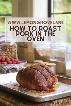 how to roast pork in the oven