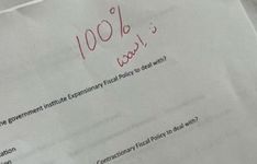 a piece of paper with writing on it that says, 100 % poor? what is the government's emergency financial policy to deal with?