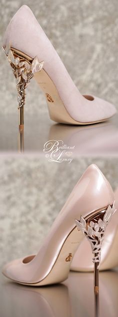 Luxury High Heels, Cowgirl Boots Wedding, Heel Collection, Bridal Pumps, Heels Collection, Ralph Russo, Wedding Boots, Ralph And Russo