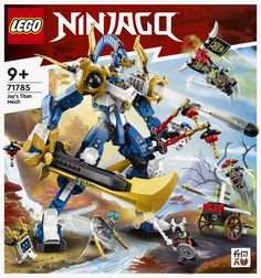 the lego ninja set is in its box