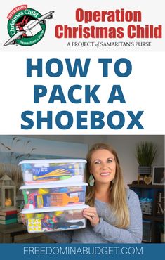 the operation christmas child how to pack a shoebox