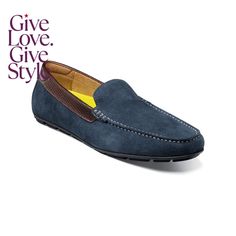 in stock Navy And Brown, Pick Up, In Store, Buy Online, Loafers, Navy, Free Shipping