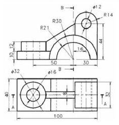 the drawing shows two different types of rollers, one with an external bearing and another with