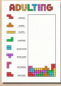 a sheet of paper that has different colored squares on it and the words multiling written in