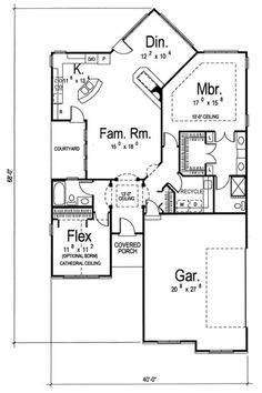 the floor plan for this house