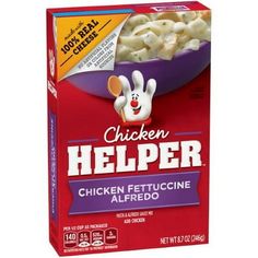 chicken helper alfredo in a box