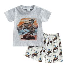 PRICES MAY VARY. Many Occasions: Baby boy summer cowboy clothes,western baby,Newborn boys t-shirt and shorts set is suitable for toddler kids daily wear, carnival, holiday,birthday, travel .Western Baby Boy Summer Clothes ,highland cow baby stuff clothes,cow print baby stuff clothes set .country baby boy clothes Casual Design: Toddler baby boy western summer outfit ,trendy baby boy clothes with Cactus print, round neck short-sleeved T-shirt tops, and elastic casual shorts, elastic waist and draw Baby Boy T Shirts, Country Baby Boy Clothes, Cow Baby Clothes, Western Baby Boy, Country Boy Outfits, Cowboy Clothes, Western Baby Clothes, Baby Boy Cowboy, Summer Cowboy