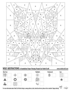 an abstract geometric pattern is shown in the form of a square, with different shapes and sizes