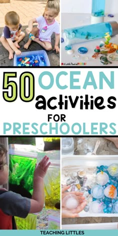 50 ocean activities for preschoolers that are fun and easy to do with the kids