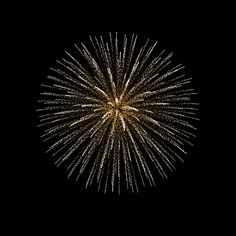 fireworks in the night sky with black background