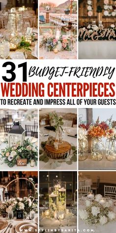 wedding centerpieces with the title 31 elegant and fremy wedding centerpieces