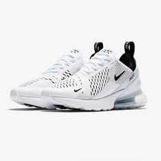 Color: White And Black Condition: New. Never Worn. Nike Air Max 270 Women, Nike Air Max 270 White, Nike Airmax 270, Royal Blue Shoes, Swimsuits Outfits, Cute Nike Shoes, Nike Air Max For Women, Air Max Women, Cute Nikes