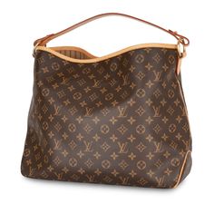 Carefully crafted in Louis Vuitton’s iconic monogram canvas, to say that the Delightful bag is well, delightful. Now discontinued, and re invented with the "Graceful" bag from Louis Vuitton, this extra large tote can basically fit every single thing you own and more inside the overly spacious compartment. Whether you’re travelling, packing an overnight bag, carrying a million books and binders to work, or just enjoy bringing your whole entire world with you wherever you go, then this is the bag for you. SPL Exterior Monogram canvas Gold tone hardware Brown leather shoulder strap, logo tag, trimming and piping Louis Vuitton embossed leather logo on shoulder strap Hook-clasp closure Louis Vuitton detachable tag Excellent condition - some light watermarks to top handle and leather trim and sl Louis Vuitton Delightful Mm, Louis Vuitton Delightful, Dior Shoes, Brown Canvas, Overnight Bag, Diaper Backpack, Casual Backpack, Chanel Handbags, Large Tote