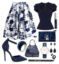 #fashion, #style, #outfitinspiration, #beauty Skirt Outfits Polyvore, Blue And Brown Outfit, Aurora Teagarden, Classy Prom Dresses, Smart Dressing, Christmas Outfit Ideas, Warm Tights, Fashion Top Outfits, Best Winter Outfits