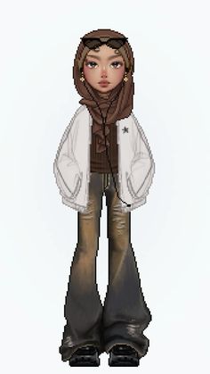 Hijabi Dti Outfit, How To Draw Hijab, Arab Outfit, Outfit Inspo Hijabi, Hijab Trend, Modest Outfits Muslim, Outfits Muslim, The Group Chat, Modest Girly Outfits