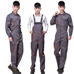 Product Description * Item:Mens Workwear Overalls Suit Coveralls Mechanics Boilersuit Repair Work clothes * Condition: 100% Brand New * Color:gray * Size:Asian S-5XL * Package:1pc jumpsuit (without any accessories ）    Please note: 1.Please allow a little error due to manual measurement. 2.The color maybe a little difference because of the light,screen reflection etc. 3.If you are not sure what size to choose, you can tell us your height and weight, we will recommend the right size for you. Payment We accept PayPal only. Shipping 1. We ship to your PAYPAL ADDRESS by default. Please make sure your it is correct before you make payment 2. Your Item(s) will be shipped within 5-15 business days once payment received. 3. Standard shipping to US/UK,you may can get it in 10-20 Business days.   St Work Overalls Women, Mechanics Uniform, Mechanic Clothes, Workwear Overalls, Straps Jumpsuit