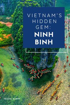 Set amidst limestone karsts, Ninh Binh province offers similar landscape views as like Halong Bay and is therefore known as Halong Bay on land. Being Vietnam’s lesser-known gem, Ninh Binh is less touristy and spoilt than its sister to the northeast. So pack your bags for the stunning landscapes of Ninh Binh that are surrounded by lush green paddy fields and striking limestone outcrops. Nihn Bihn Vietnam, Southeast Asia Packing, Cuc Phuong National Park, Vietnam Trip, Scenery Beautiful, Vietnam Tour, Good Morning Vietnam, Halong Bay Vietnam