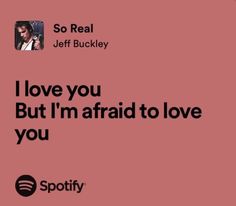 i love you, but i'm afraid to love you spotify cover art