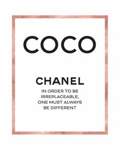 the words coco are written in black and white on a pink background with a square frame