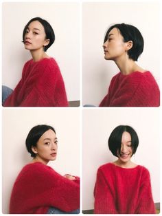 Bob Hairstyle Asian, Short Bob Asian Hair, Autumn Hairstyles Short, Japanese Short Hair, Hair Catalog, Asian Short Hair, Haircuts For Medium Hair, Girl Short Hair