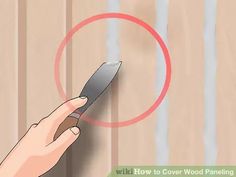 how to cover wood paneling with pictures wikihow