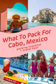 what to pack for cabo, mexico packing checklist and travel tips cover image