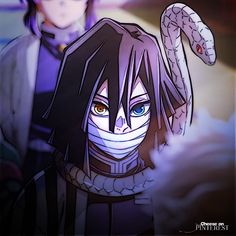 Obanai Iguro Manga Icon, Obanai Iguro Pfp Manga, Demon Slayer Obanai Icon, Iguro Obanai Official Art, Obanai Anime Icon, Anime Demon, Manga Art