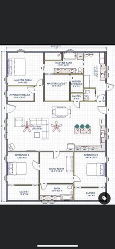 the floor plan for an office building