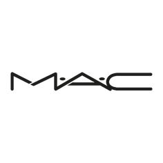 the mac logo is shown in black and white